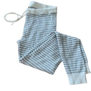 American Eagle Outfitters Soft Gray and White Lounge Pants size 16 long